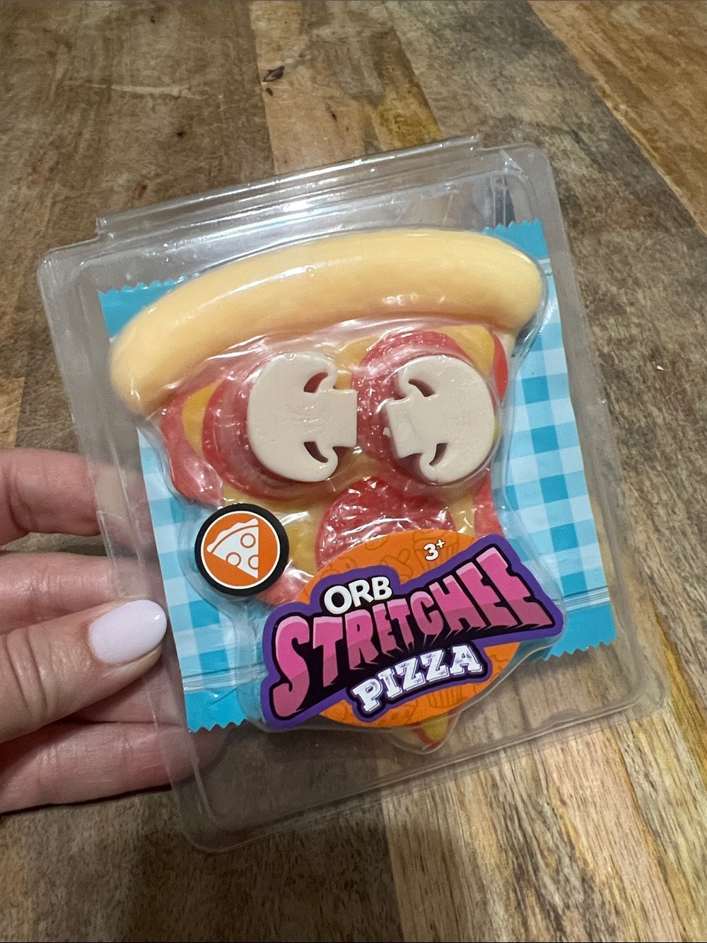 ORB Stretchee Pizza Kids Toy - Yellow & Red
